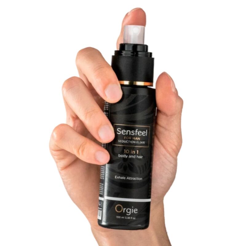 Orgie - Sensfeel Pour Homme Élixir De Séduction 10 En 1 Corps Et Cheveux 100 Ml - Image 3