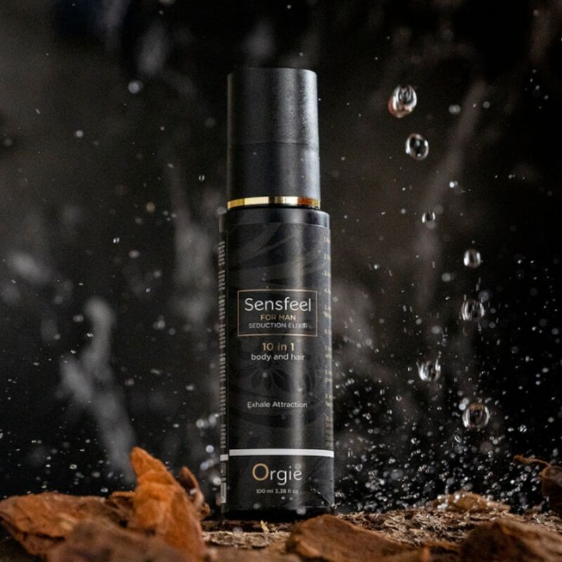 Orgie - Sensfeel Pour Homme Élixir De Séduction 10 En 1 Corps Et Cheveux 100 Ml - Image 4