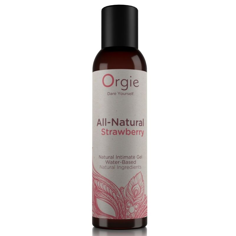 Orgie - Gel Intime À Base De Eau Kissable Entièrement Naturel À La Fraise 150 Ml - Image 3