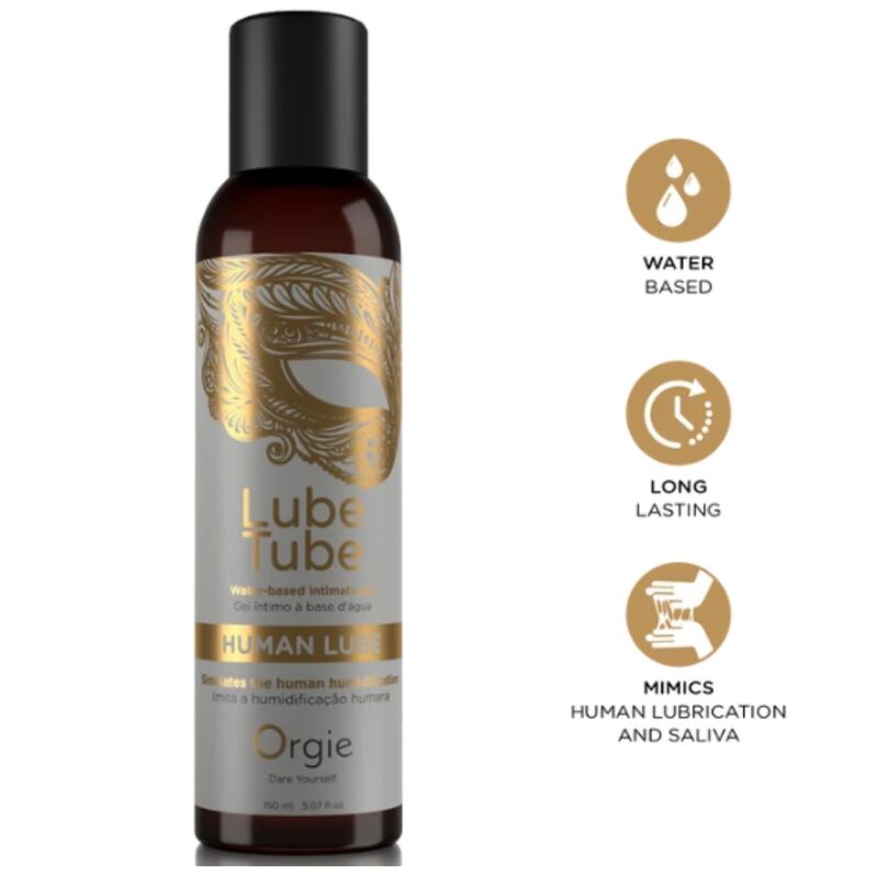 Orgie - Tube De Lubrifiant Humain À Base De Eau Gel Intime 150 Ml