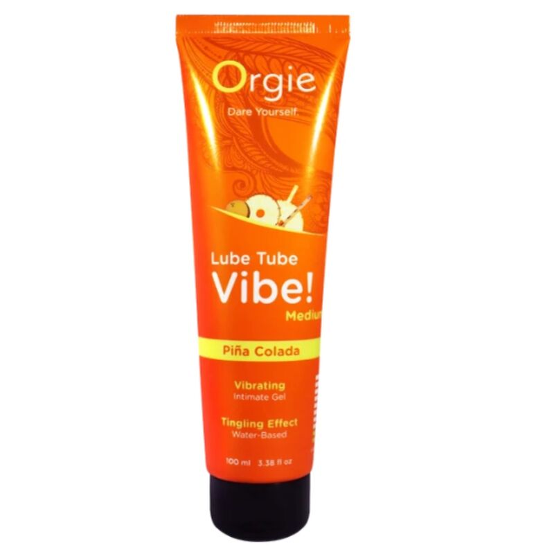 Orgie - Lubrifiant Tube Vibe! Piña Colada Gel Intime Kissable Moyen Piquant 100 Ml - Image 3