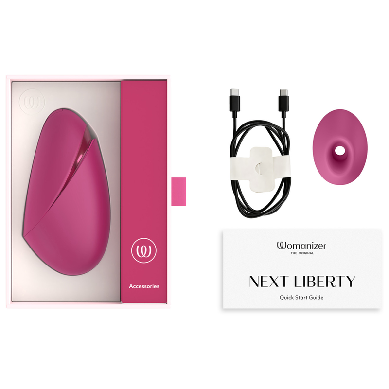 Womanizer - Stimulateur Clitorial 3D Next Liberty Rose Intense Air De Plaisir - Image 5