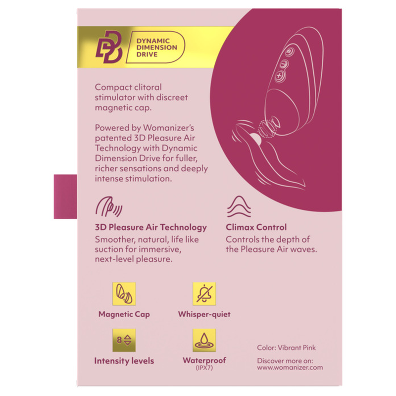 Womanizer - Stimulateur Clitorial 3D Next Liberty Rose Intense Air De Plaisir - Image 10