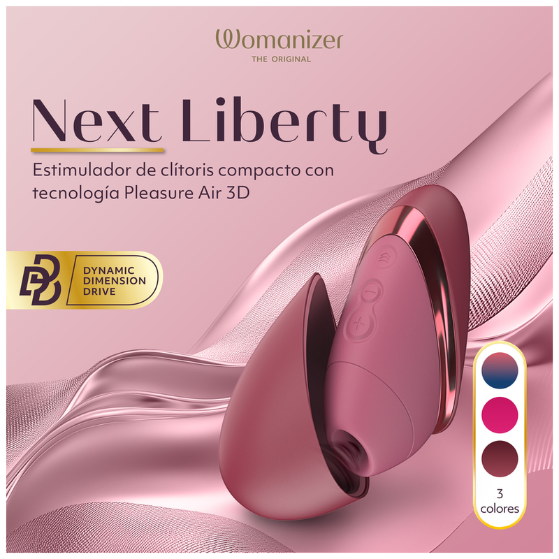 Womanizer - Stimulateur Clitorial 3D Next Liberty Bordeaux - Image 8