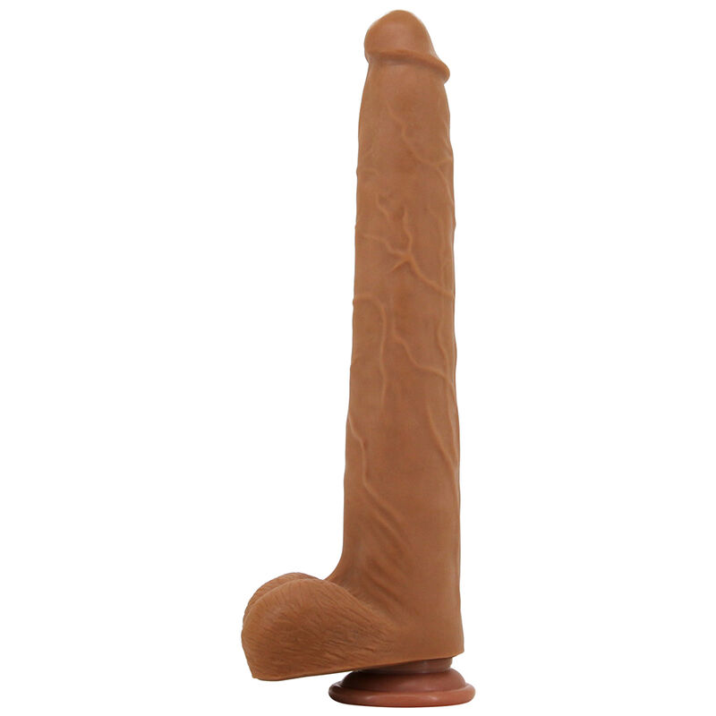 Pretty Love - Viggo Realistic Soft-Touch Skin-Sliding Dildo 36,5 Cm Brown - Image 6