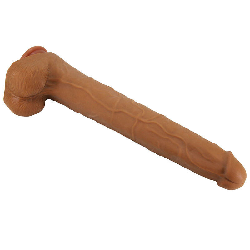 Pretty Love - Viggo Realistic Soft-Touch Skin-Sliding Dildo 36,5 Cm Brown - Image 9