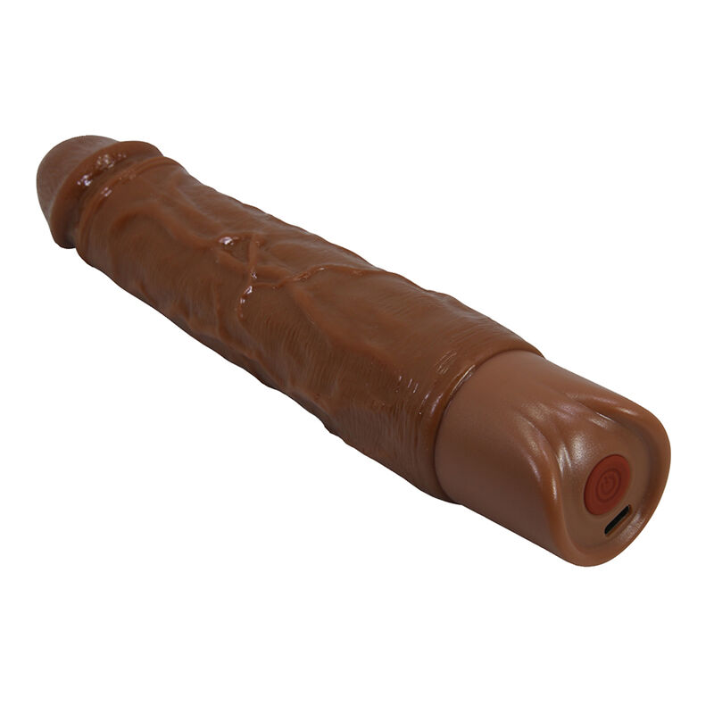 Pretty Love - Kessler Realistic Vibrating Dildo With 10 Vibration Modes And 10 Throws, 22 Cm, Brown - Image 5