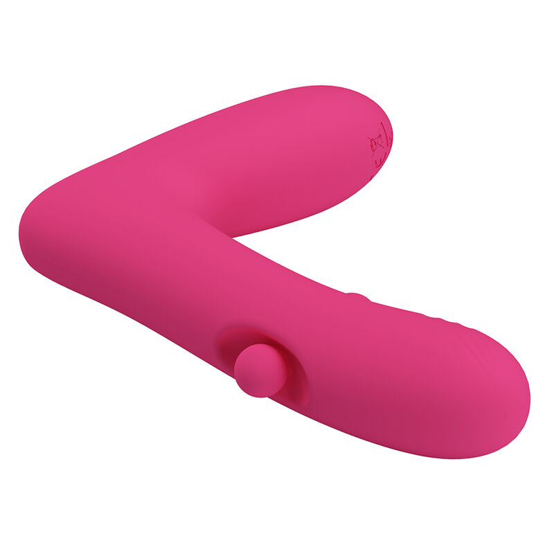 Pretty Love - Duden Vibrateur En Silicone Rechargeable 12 Modes De Vibration Et 3 Modes De Bascule Rose - Image 5