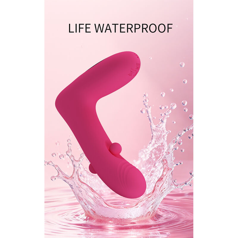 Pretty Love - Duden Vibrateur En Silicone Rechargeable 12 Modes De Vibration Et 3 Modes De Bascule Rose - Image 11