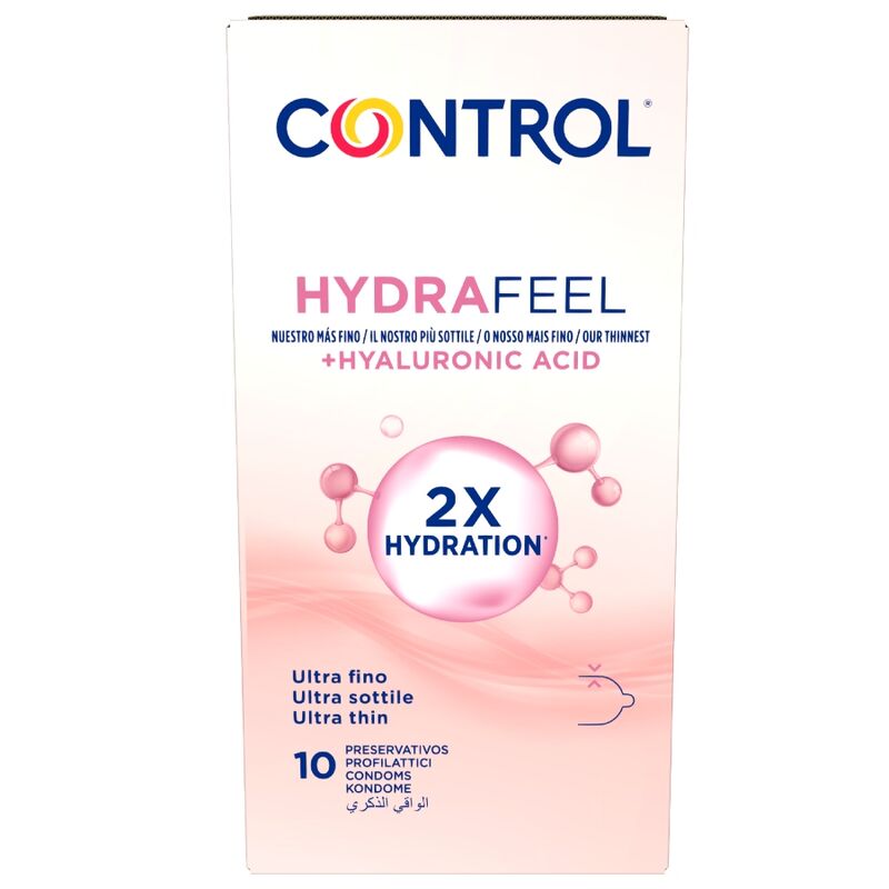Control - Préservatifs Hydrafeel Ultra-Fins À L'acide Hyaluronique (10 Unités) - Image 3