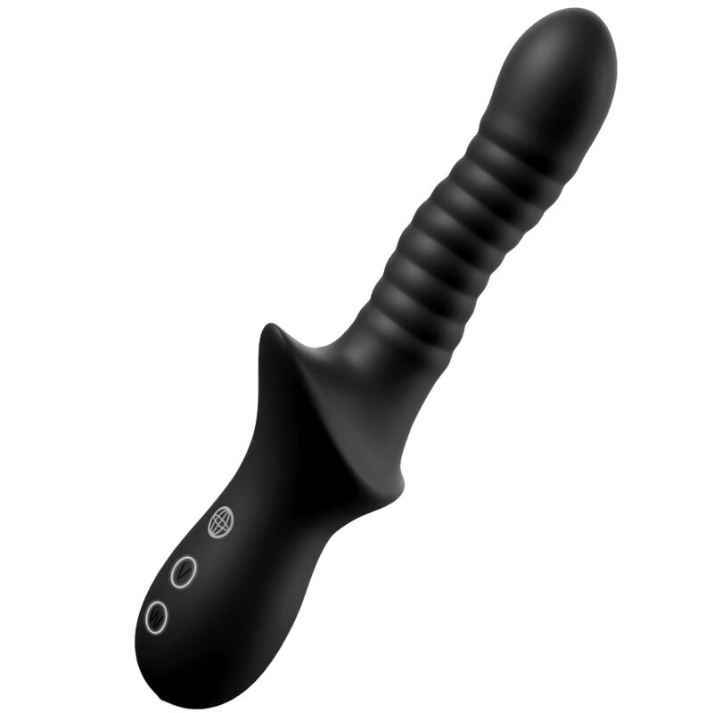 Anal Fantasy Elite - Masseur Anal Noir Rechargeable Pleasure Wave