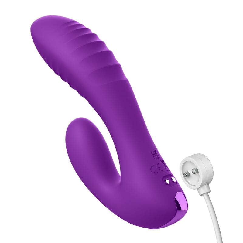 Fantasy For Her - Amant Secret Vibrateur Double Point Clitoris Rechargeable Violet - Image 3