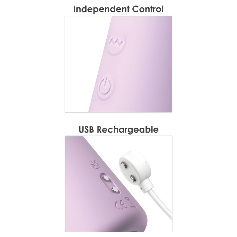 Fantasy For Her - Vibrateur Fantasy Twist Avec Rotation Et Pousse Violette - Image 4