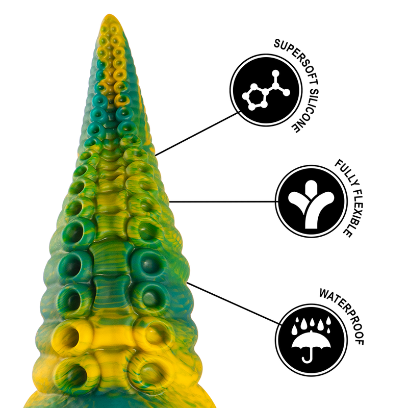 Epic - Godemichet Tentacule Vert Cetus Grande Taille - Image 10