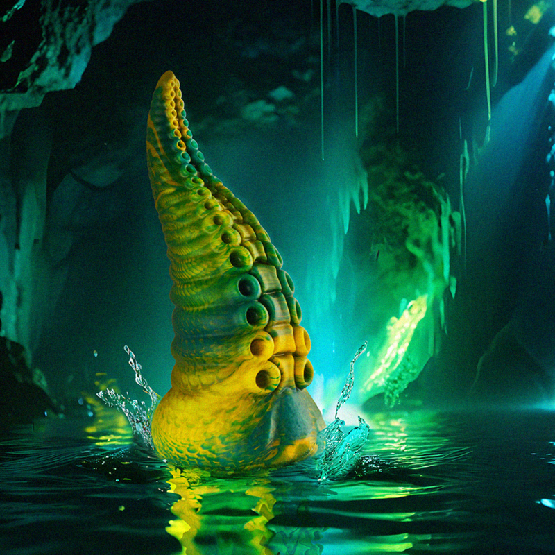 Epic - Godemichet Cetus Vert À Tentacule Petite Taille - Image 4