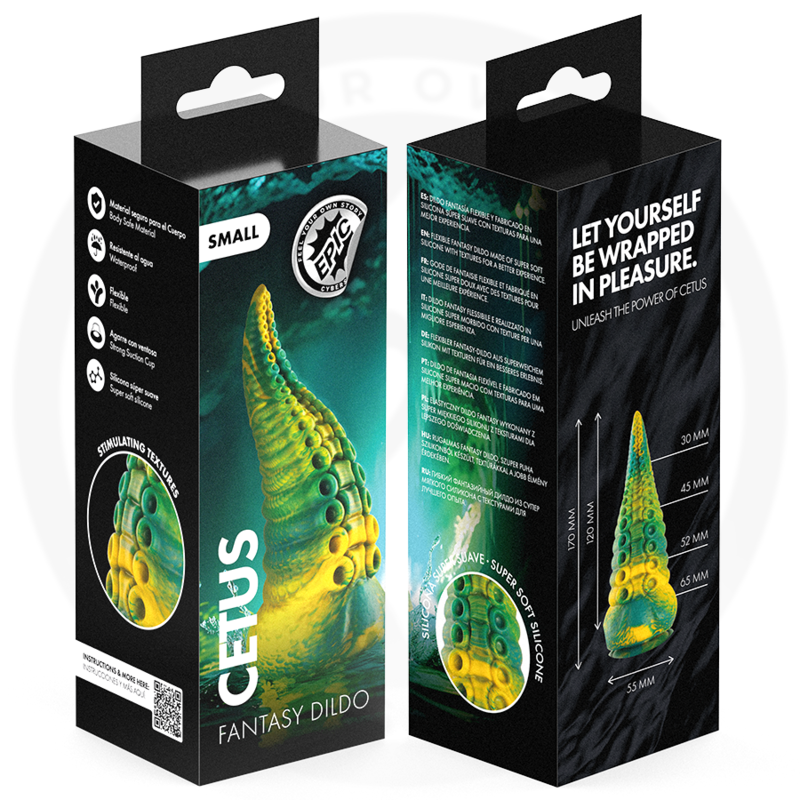 Epic - Godemichet Cetus Vert À Tentacule Petite Taille - Image 11