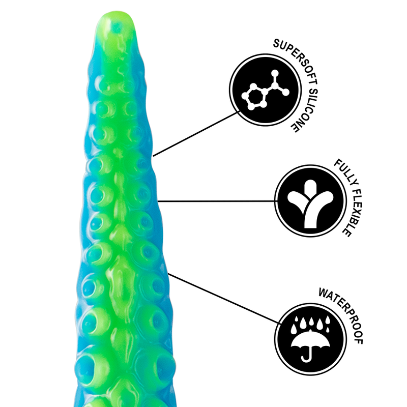 Epic - Scylla Godemichet À Tentacules Fines Fluorescentes Grande Taille - Image 10