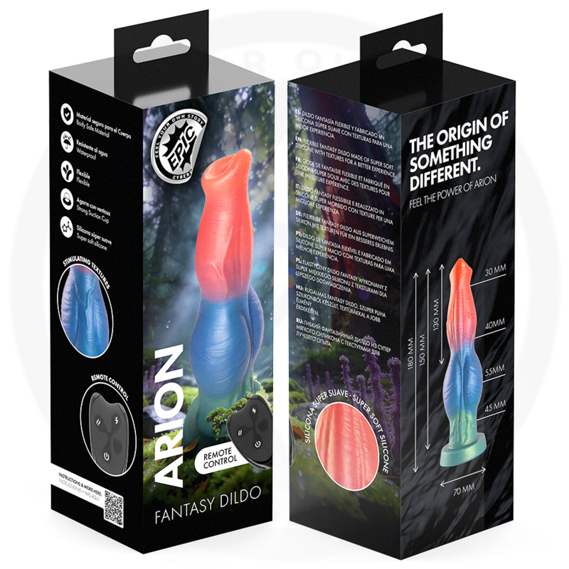 Epic - Arion Dildo Symphony Of Pleasure Télécommande Rechargeable - Image 11
