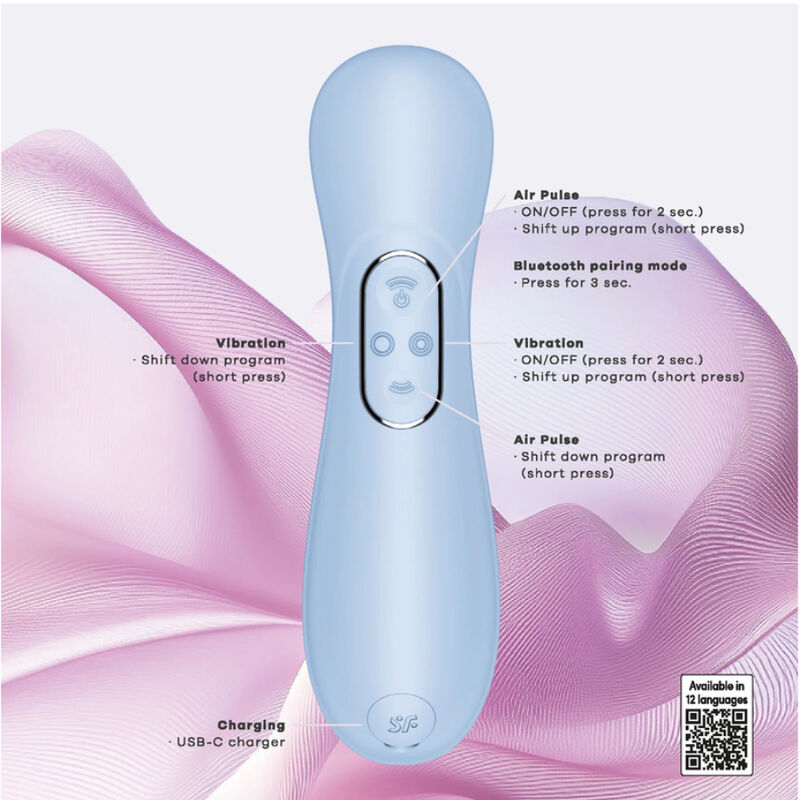 Satisfyer - Pro 2 Génération 4 Stimulateur Clitorial Bleu Séréné - Image 8