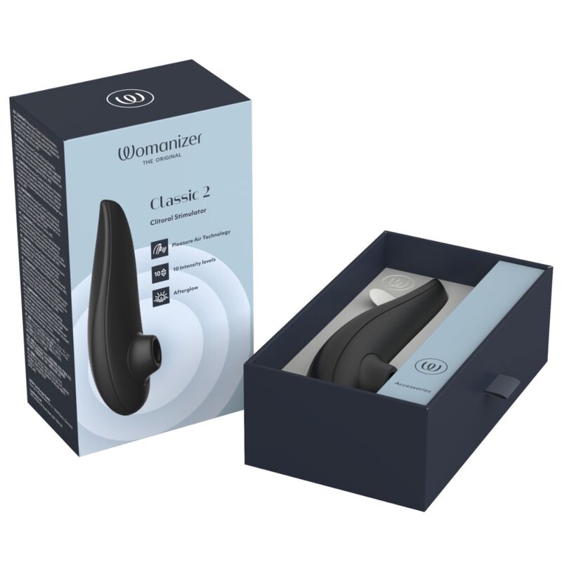 Womanizer - Stimulateur Clitorial À Succion Classique 2 - 10 Niveaux D'intensité - Noir - Image 12