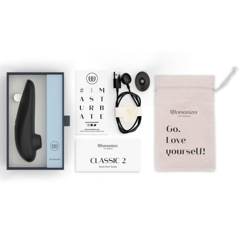 Womanizer - Stimulateur Clitorial À Succion Classique 2 - 10 Niveaux D'intensité - Noir - Image 11