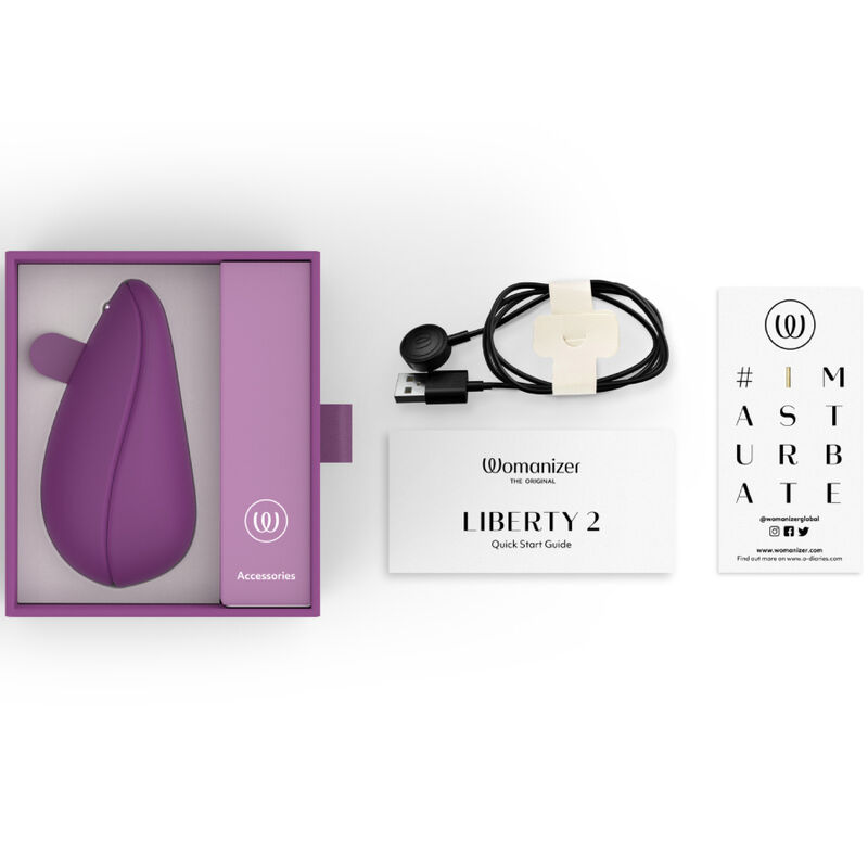 Womanizer - Liberty 2 Stimulateur Clitorial À Succion 8 Niveaux D'intensité Violet - Image 9