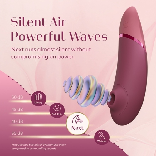 Womanizer - Stimulateur Clitorial À Succion Next 14 Niveaux D'intensité Rose Fondu - Image 8