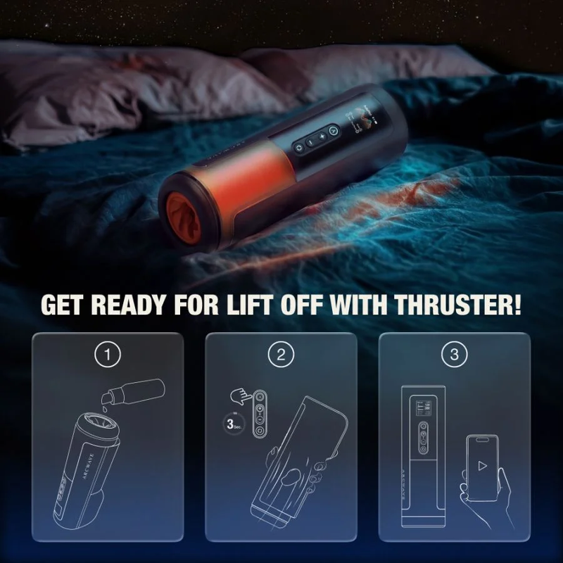 Arcwave - Thruster Stroker Masculin Automatique Avec Va-Et-Vient, Rotation Et Contrôle - Image 7
