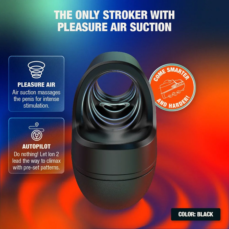 Arcwave - Ion 2 Stroker Masculin Avec Stimulation Par Ondes D'air Pulsées Noir - Image 3