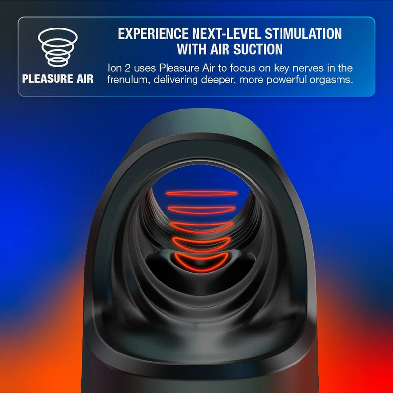 Arcwave - Ion 2 Stroker Masculin Avec Stimulation Par Ondes D'air Pulsées Noir - Image 4