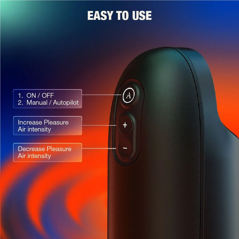 Arcwave - Ion 2 Stroker Masculin Avec Stimulation Par Ondes D'air Pulsées Noir - Image 8