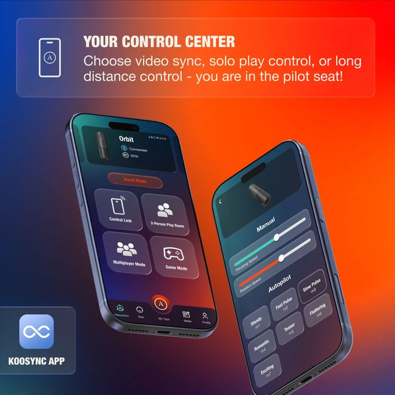 Arcwave - Orbit Masturbateur Masculin Rotatif À 360° Avec Contrôle Par Application Noir - Image 4