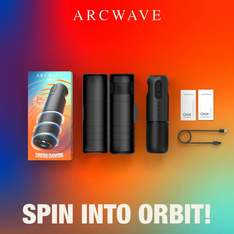 Arcwave - Orbit Masturbateur Masculin Rotatif À 360° Avec Contrôle Par Application Noir - Image 11