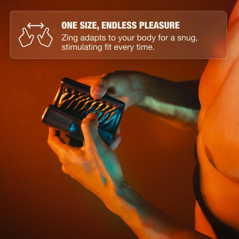 Arcwave - Zing Stroker Masculin Vibrant À Double Moteur Noir - Image 8