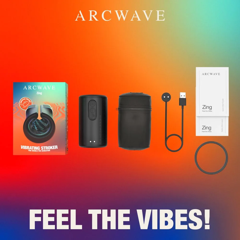 Arcwave - Zing Stroker Masculin Vibrant À Double Moteur Noir - Image 9