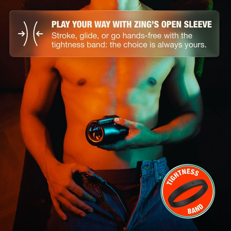 Arcwave - Zing Stroker Masculin Vibrant À Double Moteur Noir - Image 10