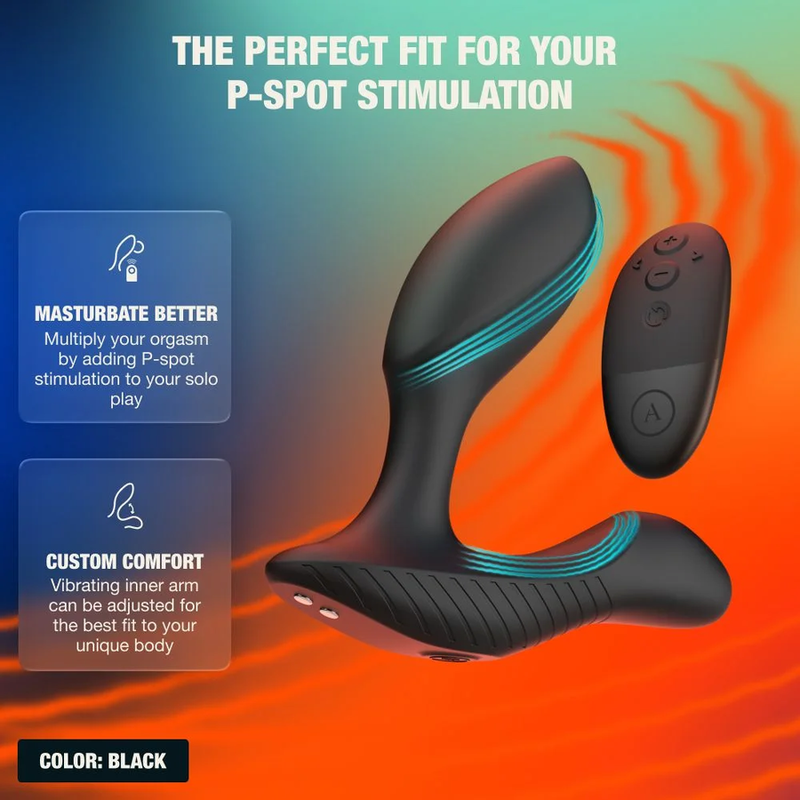 Arcwave - Perk Masseur De Prostate Vibrant À Double Moteur Et Télécommande Noir - Image 3