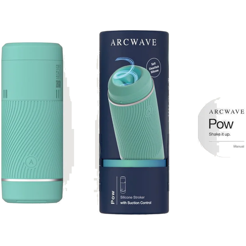 Arcwave - Pow Stroker Manuel Avec Contrôle De L'aspiration Menthe - Image 4