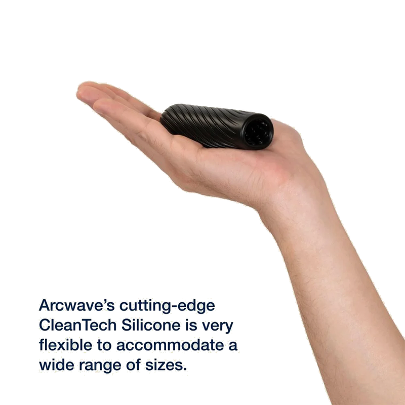 Arcwave - Ghost Stroker Réversible En Silicone Noir - Image 4