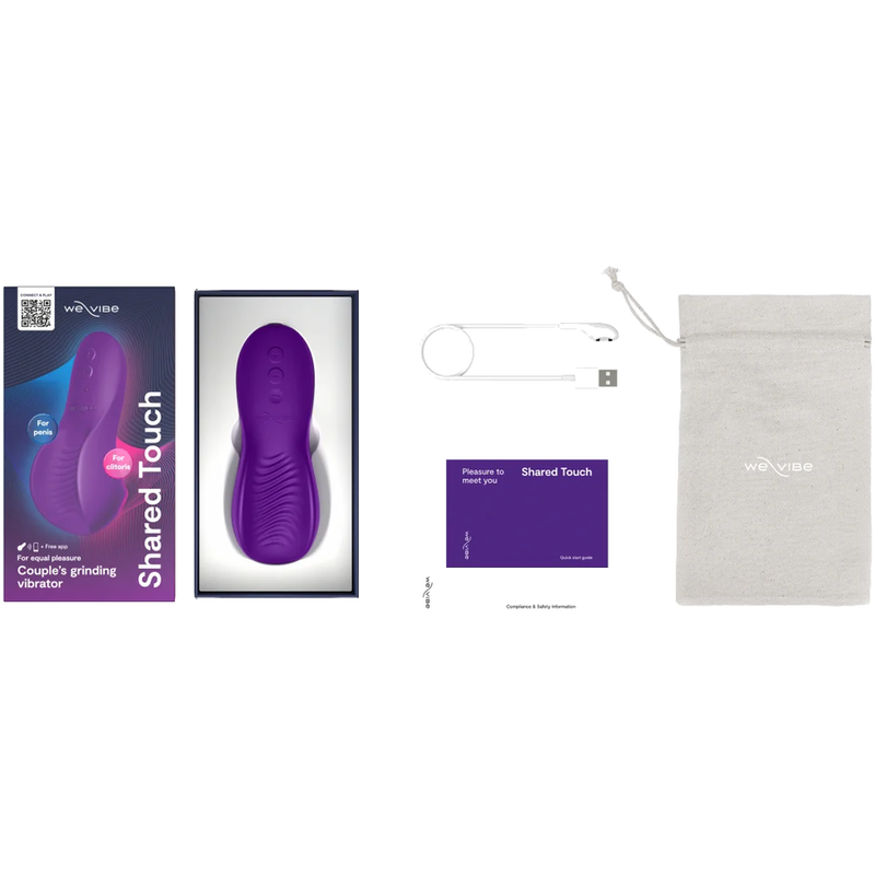 We-Vibe - Vibrateur Double Face Pour Couples À Toucher Partagé Violet - Image 4