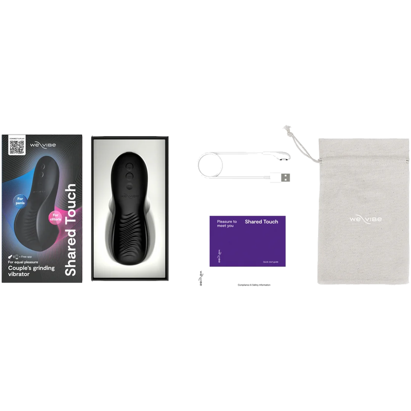 We-Vibe - Vibrateur Double Face Pour Couples À Toucher Partagé Noir - Image 5