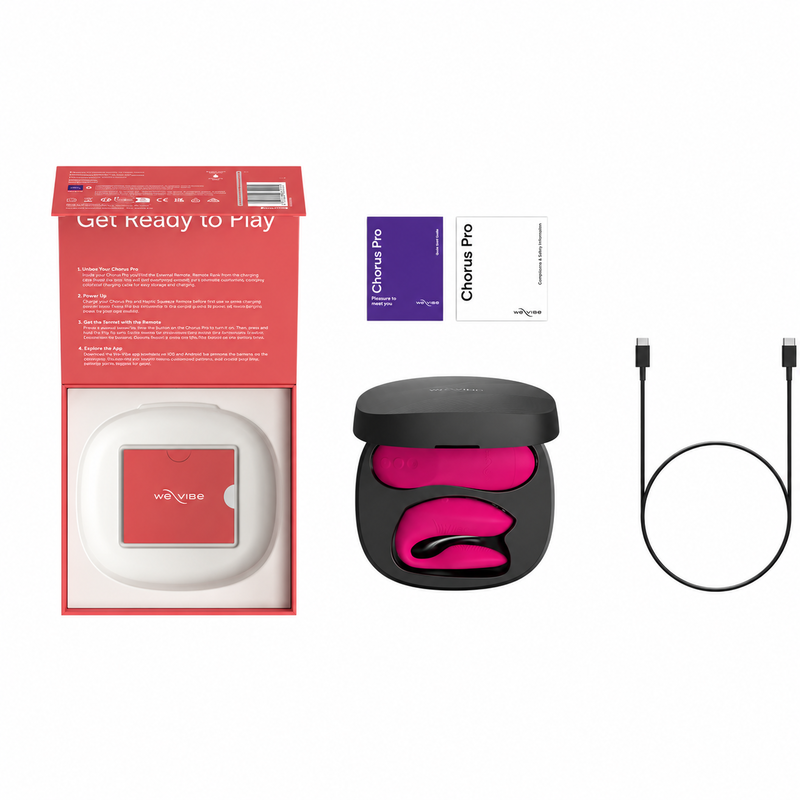We-Vibe - Vibrateur Chorus Pro Premium Pour Couples Rose Électrique - Image 5