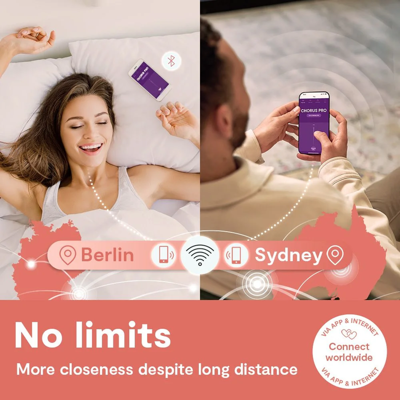 We-Vibe - Vibrateur Chorus Pro Premium Pour Couples Rose Électrique - Image 8
