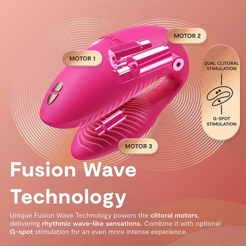 We-Vibe - Vibrateur Chorus Pro Premium Pour Couples Rose Électrique - Image 9