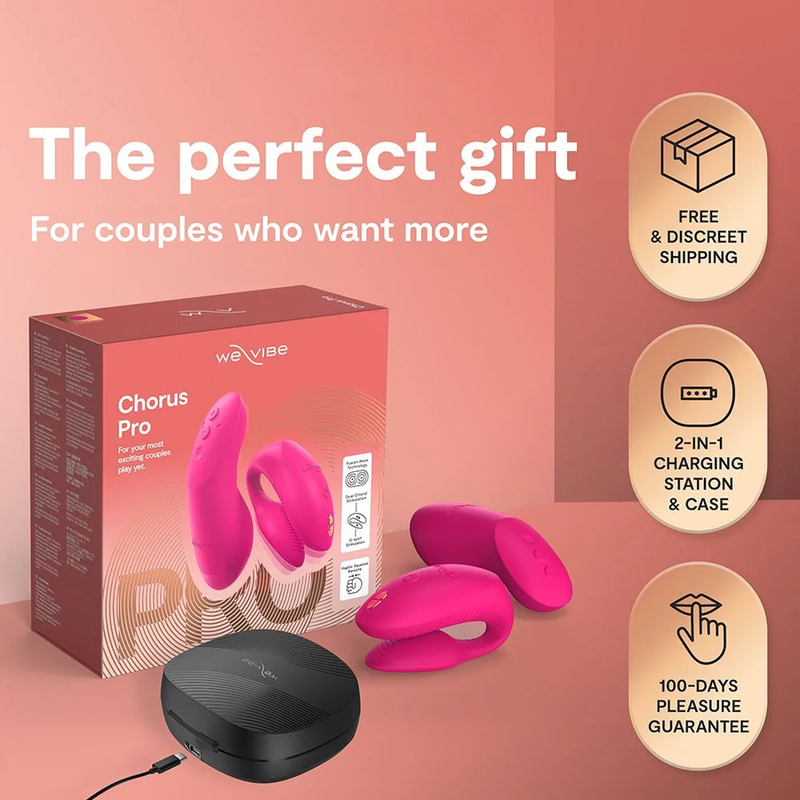 We-Vibe - Vibrateur Chorus Pro Premium Pour Couples Rose Électrique - Image 10