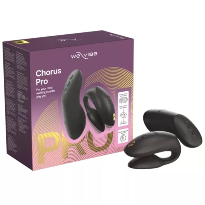 We-Vibe - Chorus Pro Vibrateur Premium Pour Couples Noir Satiné - Image 3