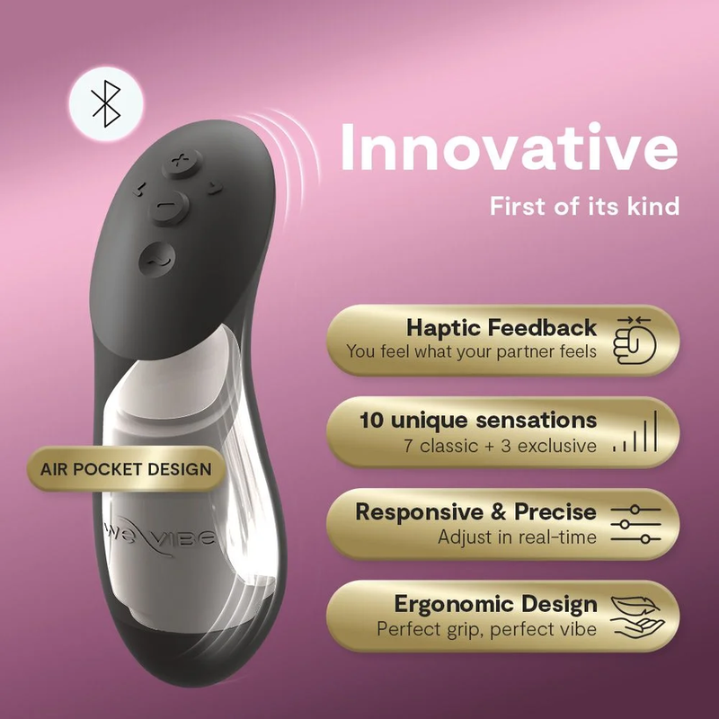 We-Vibe - Chorus Pro Vibrateur Premium Pour Couples Noir Satiné - Image 11