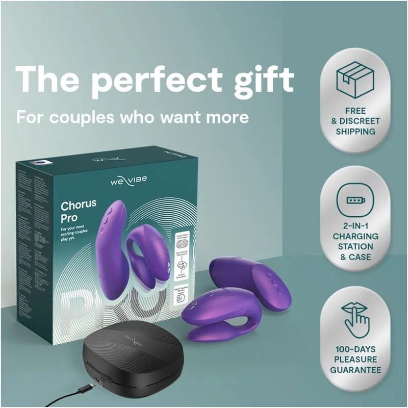 We-Vibe - Vibrateur Chorus Pro Premium Pour Couples Violet Cosmique - Image 12