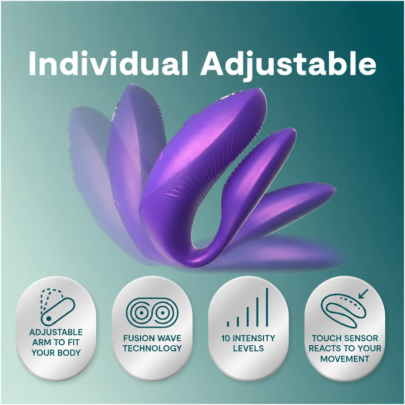 We-Vibe - Vibrateur Chorus Pro Premium Pour Couples Violet Cosmique - Image 7