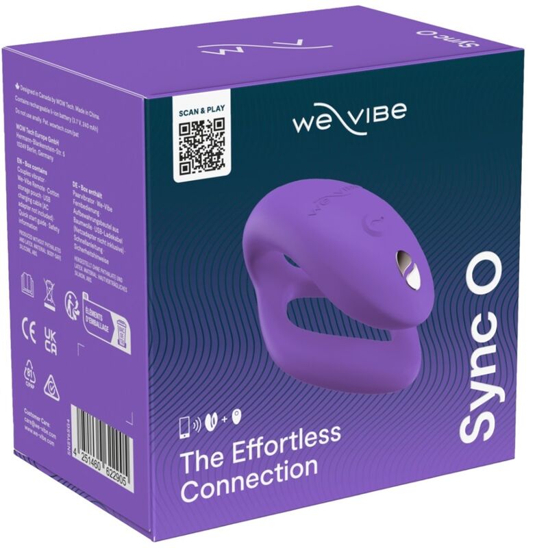 We-Vibe - Vibrateur De Couples Sync O Enveloppement-Stimulation Violet Clair - Image 12
